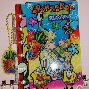SpongeBob SquarePants Clear Cover Notebook - Bright Multi